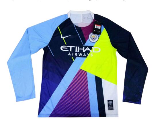 2019-2020 Manchester City Celebration camisetas de fútbol de manga larga